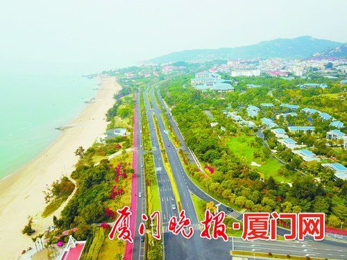 厦门环岛路成思明区经济和旅游发展重要支撑