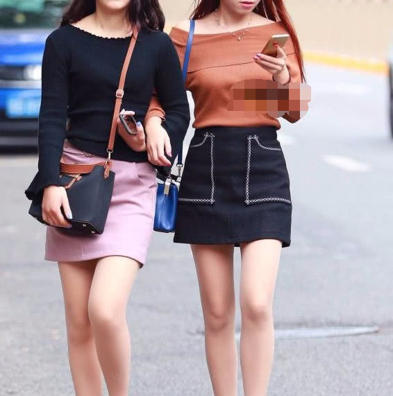 时尚小姐姐包臀裙穿出不一样的风姿，哪一个才是你的最爱