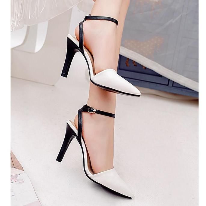 刚刚火起来的高跟鞋，适合身高158的女生穿，显高不是一点点哦