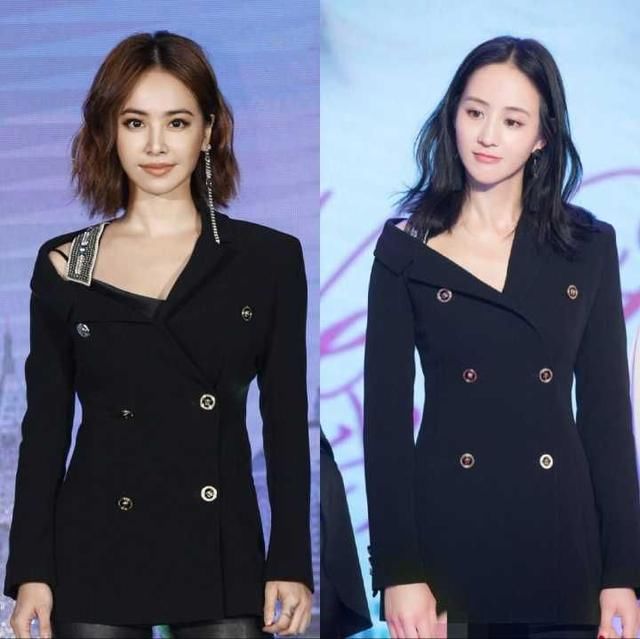 张钧甯身材好到没朋友，撞衫舞曲天后蔡依林，毫无压力的完胜！