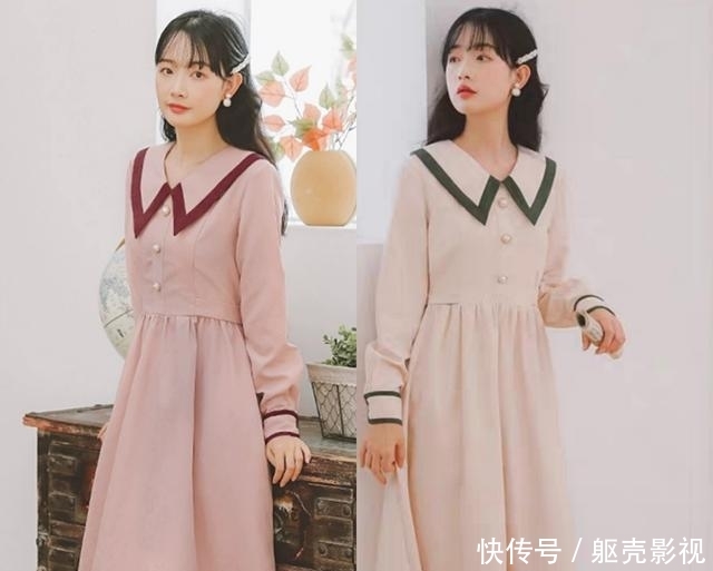  中又带点■春天这样穿裙装，温柔优雅又带点轻熟风，美得路人都侧目
