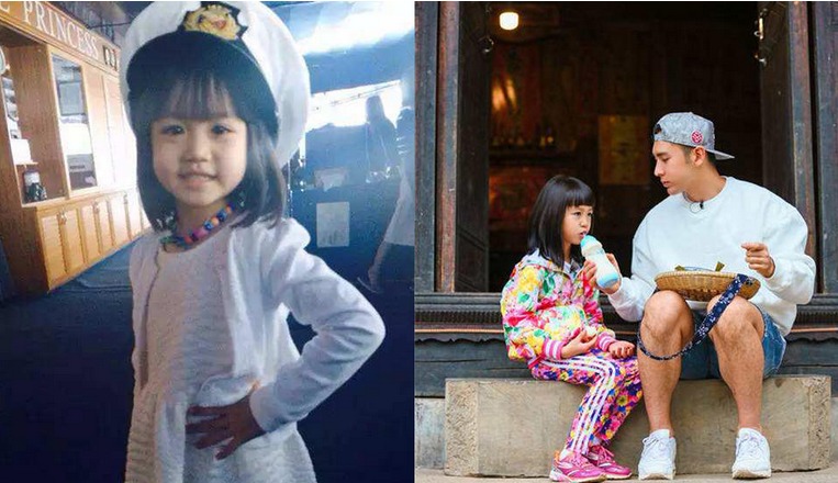 钟丽缇女儿考拉近照曝光 染发化妆变化超大