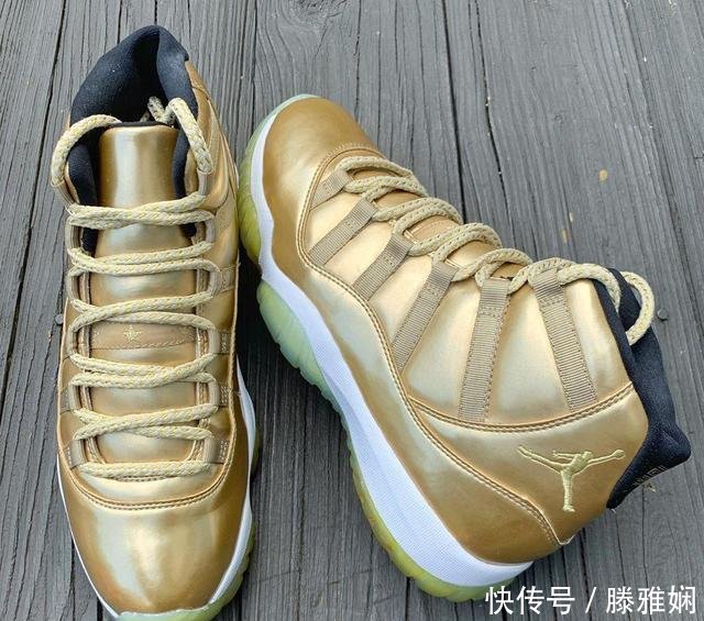  「土豪」这双土豪金Air Jordan 11恐怕是无数人的「梦中神鞋」