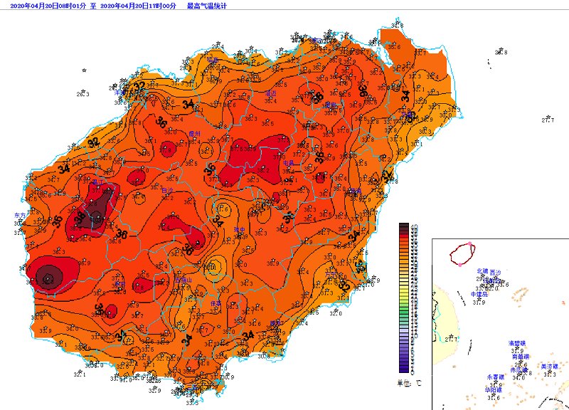  发布：40.1度！海南发布高温四级预警