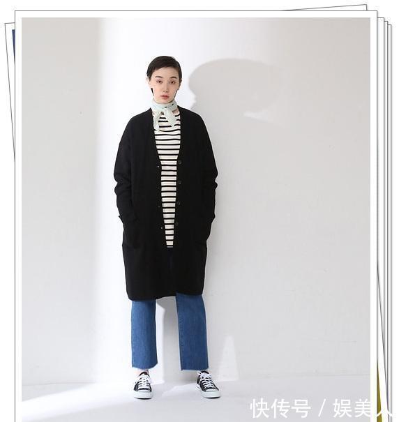  感觉■穿上就变时尚的“长开衫”look，充满感觉的日系成熟穿搭分享