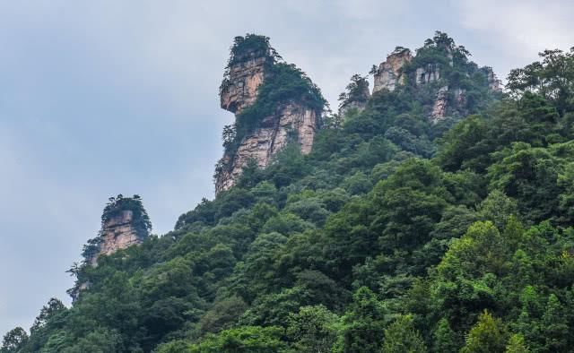 湖南张家界十里画廊，奇峰异石美如图画，是当地最会讲故事的景区