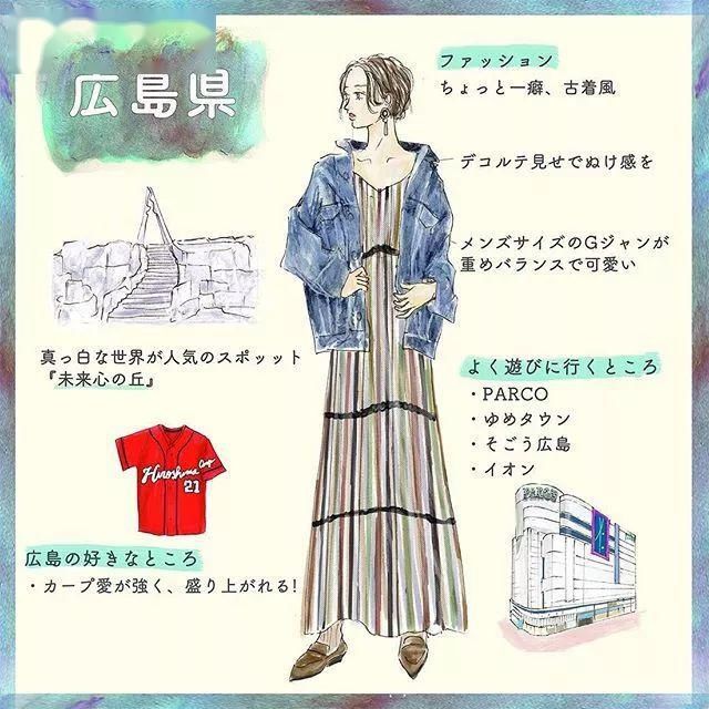 『全国』日本47个都道府县「全国女子图鉴」