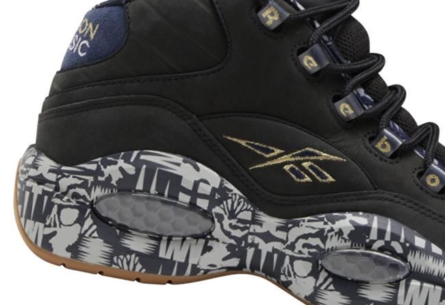  【点缀】街头感十足的涂鸦点缀，Reebok Question Mid 新配色亮相