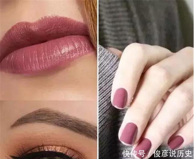 温柔@焦糖色烂大街今冬流行“干枯玫瑰粉”,高级感爆棚