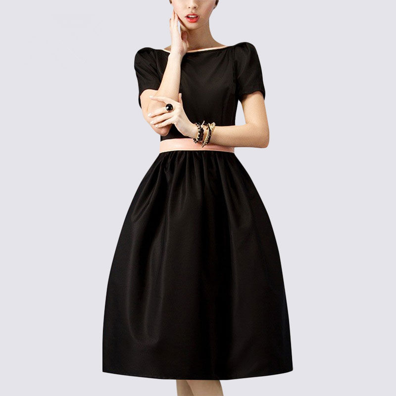 40岁女人别穿太花哨，学下面女人穿素雅裙+尖头鞋，温婉有气质