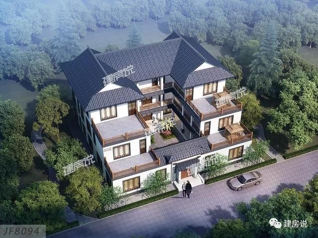 11栋中国最美四合院别墅，第一栋最惊艳，设计太赞了