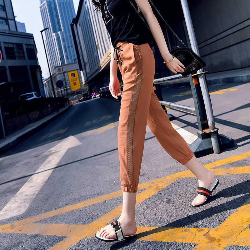 三伏天最流行的萝卜裤，配件洋气小衫，优雅显气质，穿出自信满满