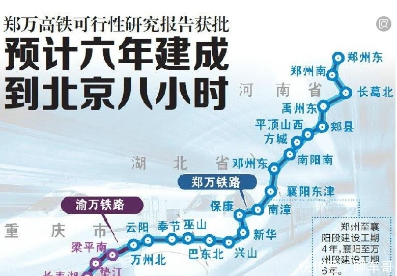 重庆喜迎新高铁，跨越三大省份，预计2022年通车