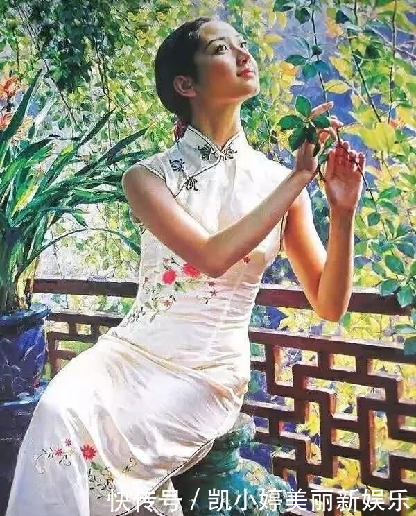 「名家」名家笔下的旗袍美人,温婉动人