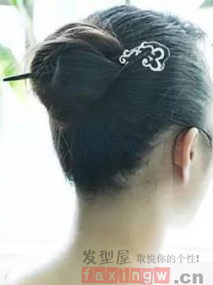 发簪盘发图片赏析 轻松打造最美气质