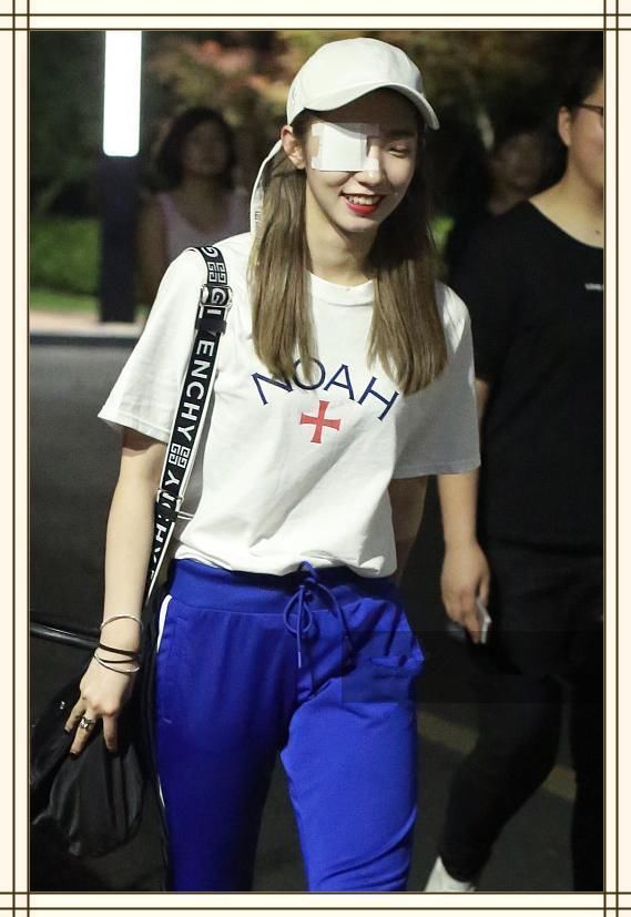 没宋茜腿真别穿这种束脚运动裤，像孟美岐这样穿出短粗腿就尴尬了