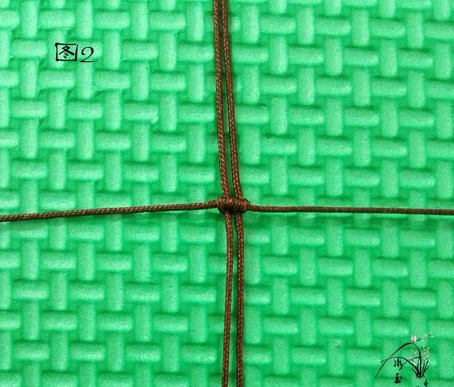  「首饰」绳结首饰之桃心吊坠编织教程