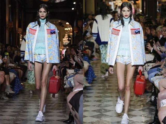 超模辛迪克劳馥17岁女儿身高185, 基础款巴黎出街引得外媒疯狂