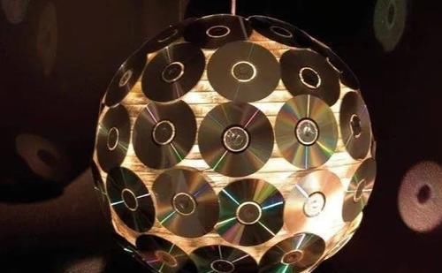  [手工]旧光盘和毛线钩针结合！DIY手工变废为宝，光盘旧物改造教程合集