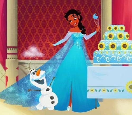 迪士尼公主串了场:艾莎变成人鱼,白雪公主配上野兽,但最后是谁?