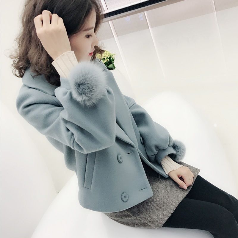 风衣真的已经过时了，毛呢大衣比鹿皮绒大衣洋气百倍，上身超有范