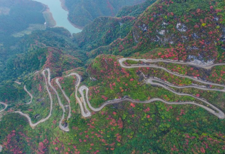 盘点中国最弯最密的盘山公路（组图）