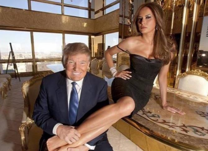 48岁美国“第一夫人”不服老，着装性感，吊带裙细高跟，气质迷人