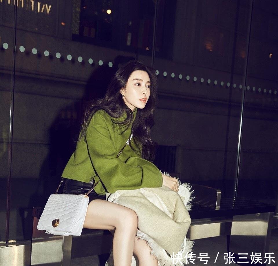 范冰冰真会穿, 皮衣都能穿出修长身姿, 网友: 一般人穿不出这效果