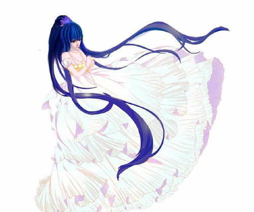 叶罗丽：当公主们穿上婚纱的时候，菲灵很美丽，冰公主像婚纱天使