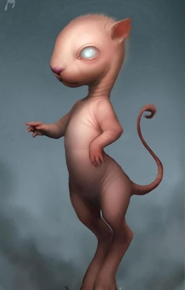  不想：神奇宝贝：画师笔下的宝可梦，超梦变成无毛猫，最不想收服胖丁