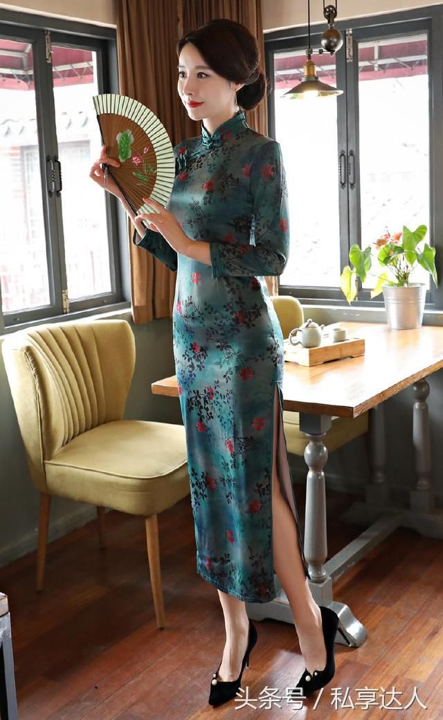 香云纱双层旗袍裙，秋季就选她，保管让你穿出不一样的气质