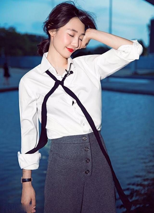 几日不见，白百何瘦成一道闪电，网友:拍戏也忒累了吧!