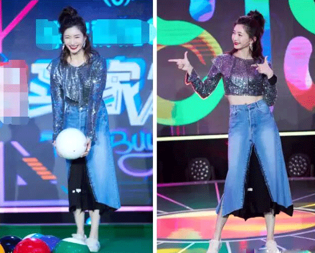 长胖后的赵丽颖穿上小黑裙，连baby、江疏影都她被秒杀