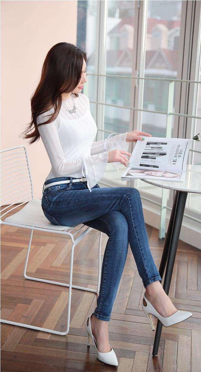 紧身裤可以穿出不一样的女人味, 穿起来分分钟有范到极点