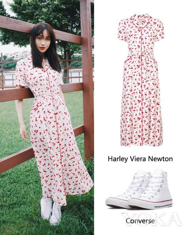 被食物迷惑的迪丽热巴告诉你，被食物迷惑也能美美哒~