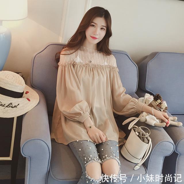 『美女』美女,我觉得你穿雪纺衫特别有气质