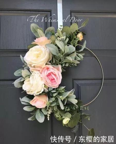  春日@DIY手工：春日花环diy