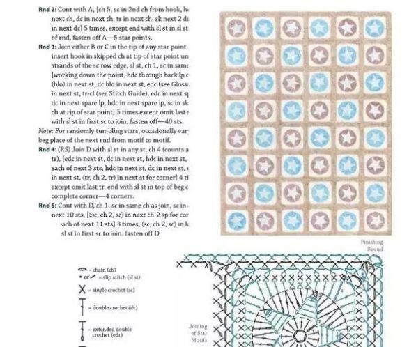  『钩针』钩针编织毛毯详解，个人收藏起來渐渐地钩，将来5年无需买毛毯了~