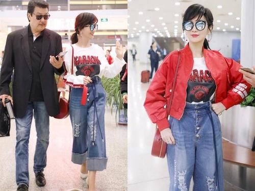 64岁的赵雅芝比杨幂还时髦，年过半百穿“恨天高”，脚真不疼？