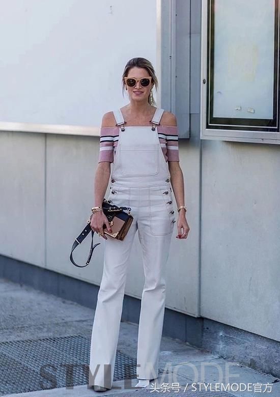 背带裤回潮，除了减龄还似女神！