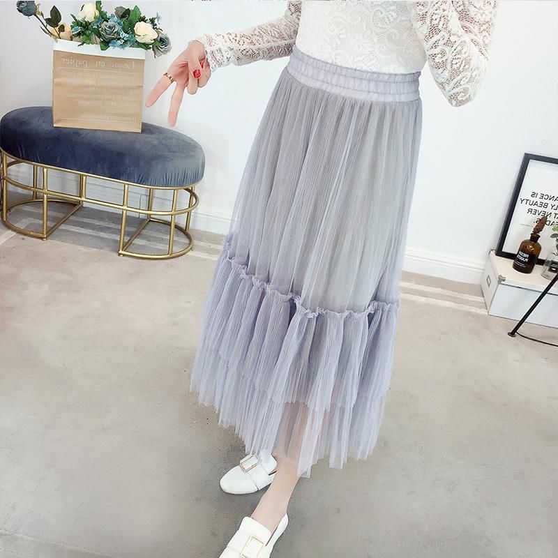 悄悄流行的雪纺长裙，穿过才知道，原来还有这么多好处