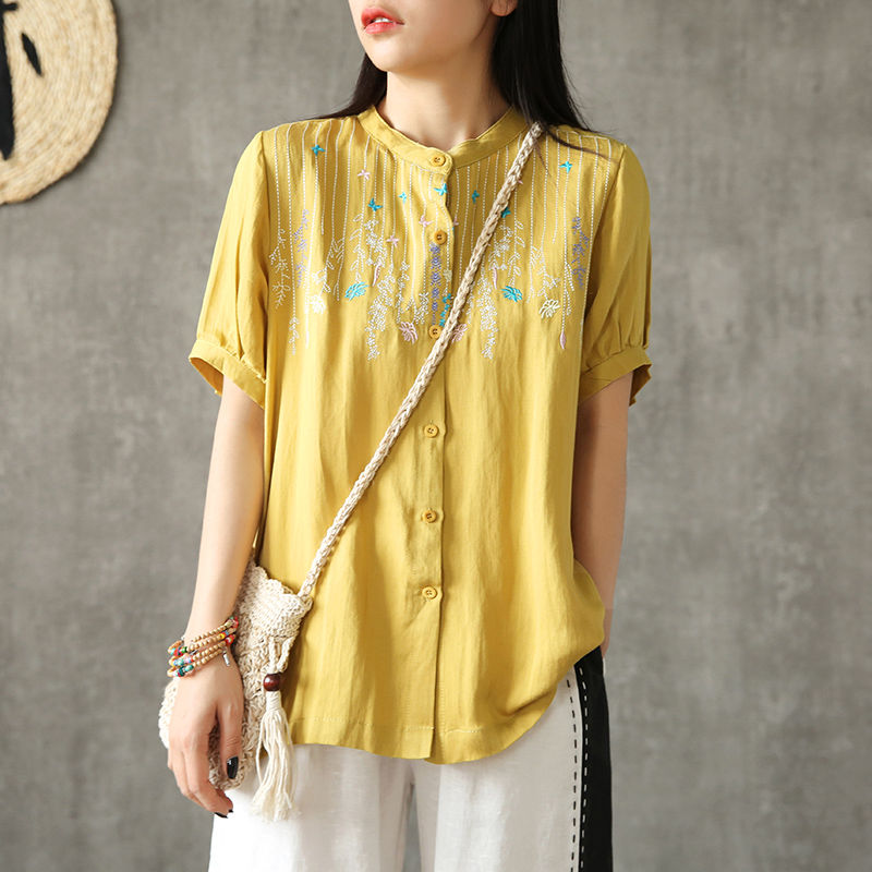 谁说丰满女人不好看?聪明女人都穿“苎麻衫”，显瘦显嫩洋气十足