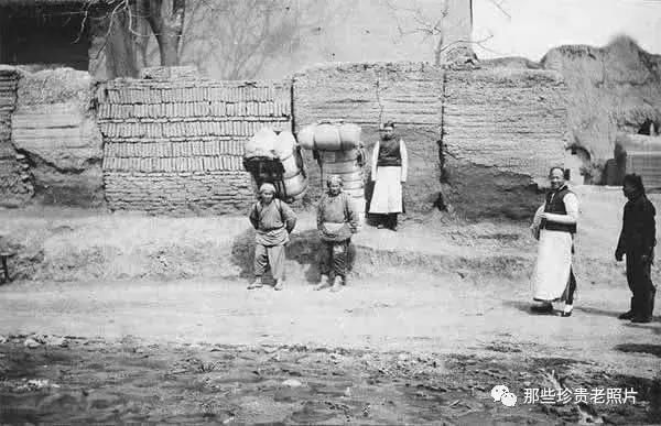荒凉的晚清农村老照片