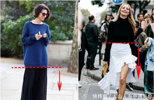  #腿部比例#视觉显瘦大法来袭？微胖妹get淑女风穿衣法则