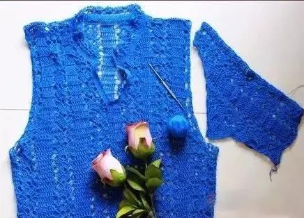 编织技巧简单的花样钩出来优雅的旗袍!