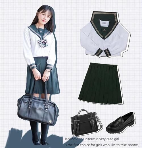  『几分复古』校园风JK制服日常穿搭，甜美清纯又减龄，让你重回美好的少女时代