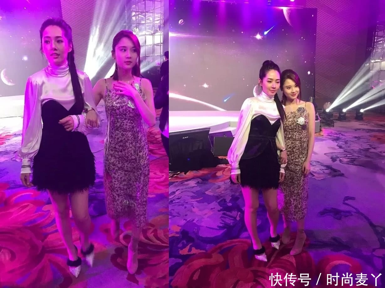 郭碧婷真尴尬！裙子上身穿的这么皱，网友：女神形象不复从前！