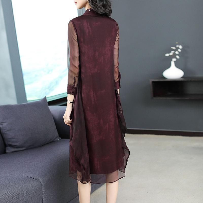 秋天来了，上新7款真丝裙，老婆非要买3件，确实洋气显年轻