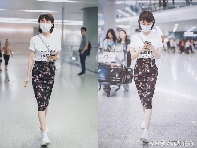 王子文为显身材，这么窄的裙子也要硬穿进去，网友：好尴尬啊！