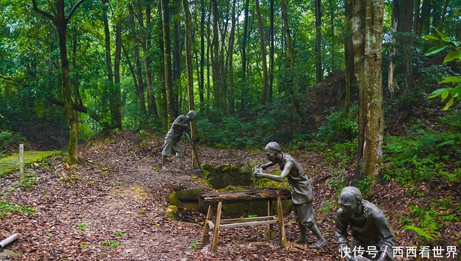 我国一处森林秘境，位于世界著名瓷都，风光秀美稀有矿土成山！